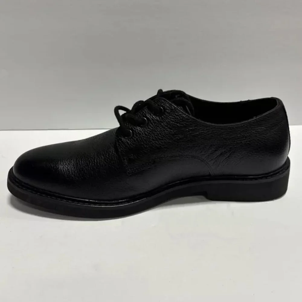 Hush Puppies Men’s Detroit Plain Toe Oxford Black, Size 9.5 M
